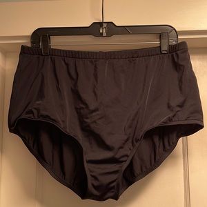 Maxine Black Swim Briefs Size 20W - NWOT